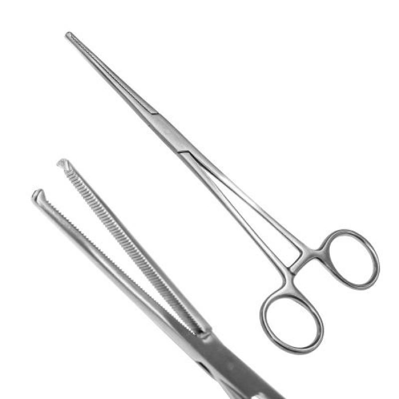 Затискач судинний Rochester Ochsner, довжина = 20 cм / 8", прямий, J-17-120, Surgicon.